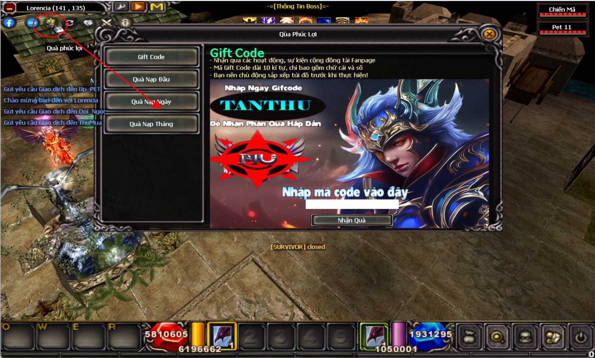 Tính Năng Qùa Phúc lợi